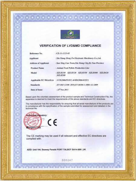 CE certification CE certification