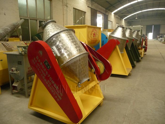 feed drum shape mixing machinery